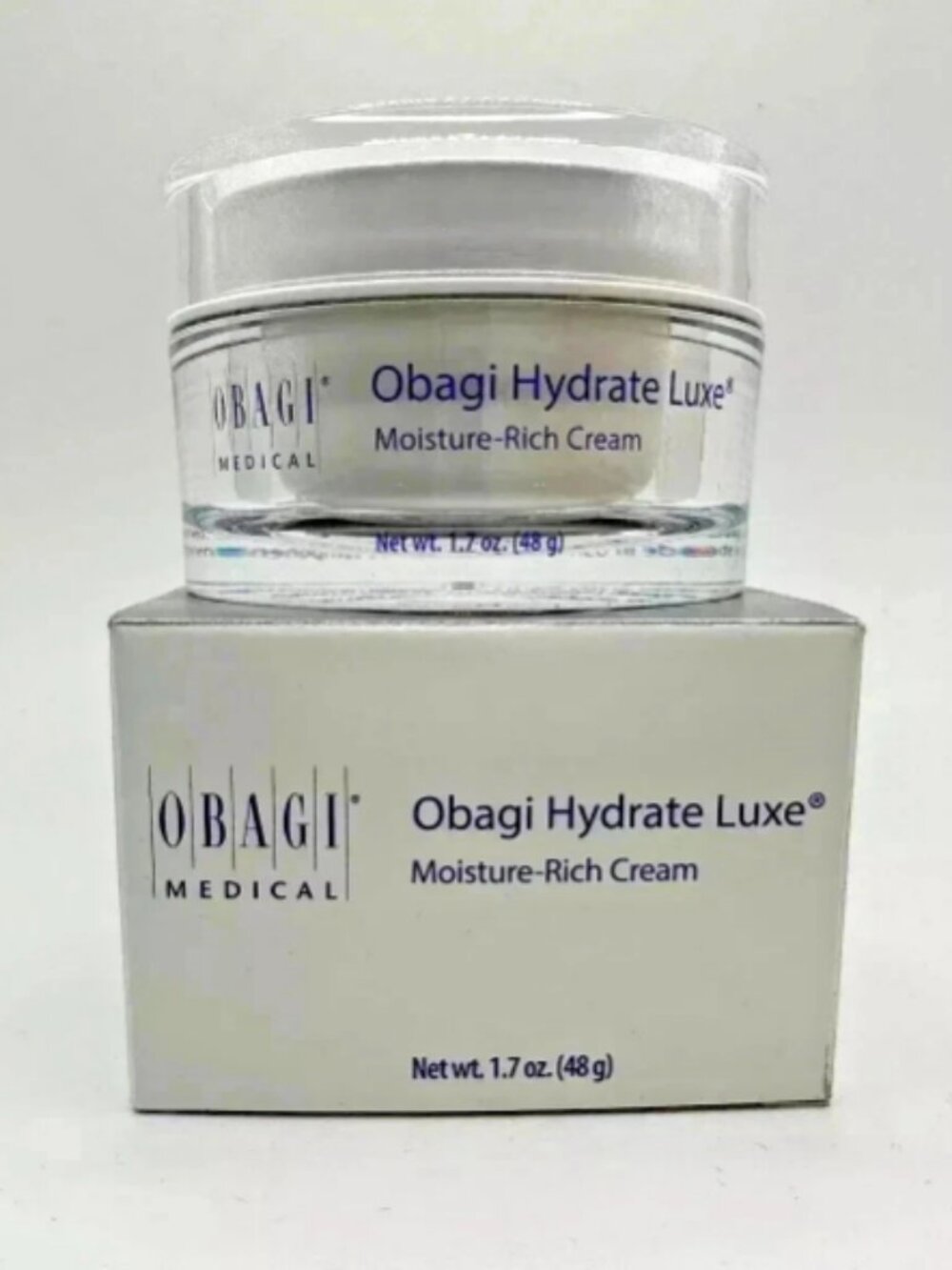 New Obagi Hydrate Luxe Moisture-Rich Cream 1.7 Oz 48g - Sealed